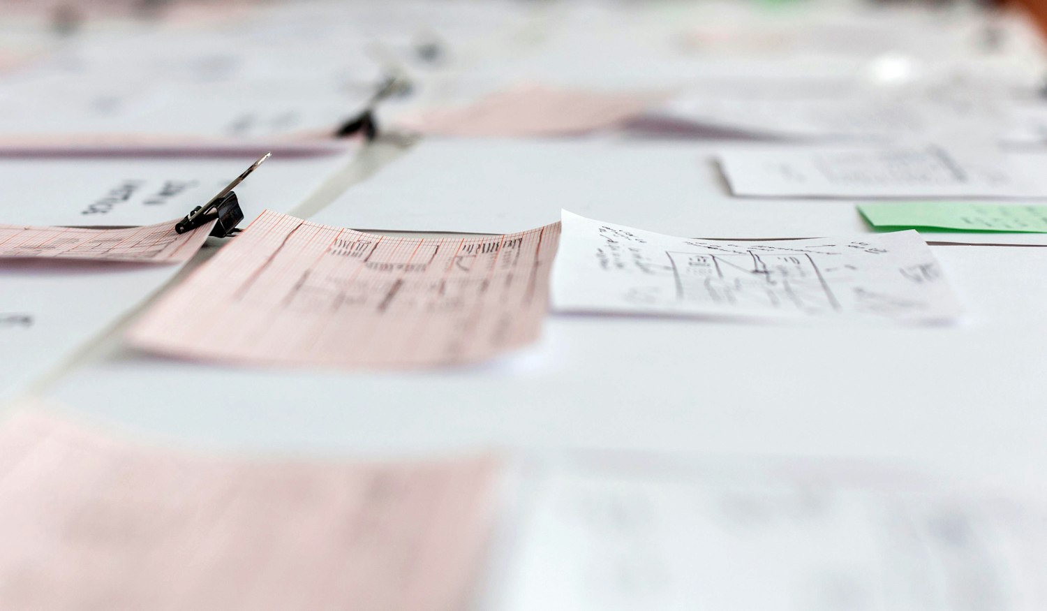 Illustrative photograph of ballot papers, not a 2026 B.C. ballot